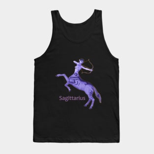 Sagittarius woman girl centaur with bow and arrow Tank Top